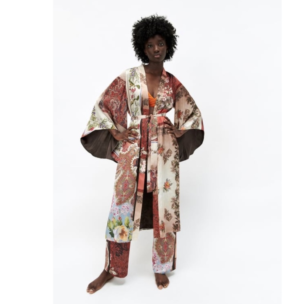 PATCHWORK PRINTED KIMONO BRAND NEW